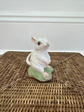 Edward Boehm White Mouse Porcelain Figurine 400-89 Made in USA picture
