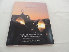 RM Auctions Vintage Motor Cars Arizona Biltmore January 18 2002 Catalog picture