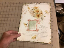 original 1899 Golden Words from Browning Raphael Tuck & sons Calendar: JULY picture