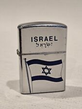Vintage Israel Flag Lighter  ~ No. 111857 / Great Condition  picture