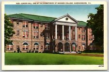 Junior Hall, Dormitories of Madison College, Harrisonburg, Virginia - Postcard  picture