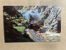 Postcard Silverton CO Colorado Train Denver & Rio Grande Narrow Gauge Railroad picture
