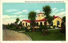 Vintage Postcard- Municipal Visitors' Club, Brunswick, GA. Early 1900s picture