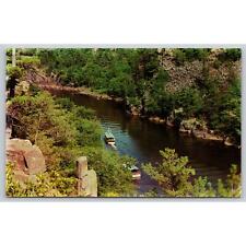 Postcard MN Taylors Falls Devil's Chair And Scenic Boats picture