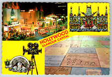 c1980s Hollywood California Chinese Theater Footprints Stars Vintage Postcard picture