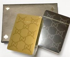 Stored Item Gucci Playing Cards 2 Decks Authentic Double G Original Box picture