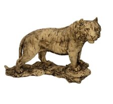 Vintage Lion On Branch Sculpture Figure  picture