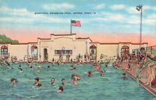 Postcard Municipal Swimming Pool Boone Iowa picture