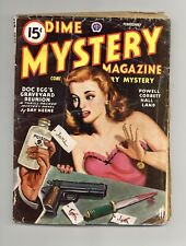 Dime Mystery Magazine Pulp Feb 1946 Vol. 33 #1 GD picture