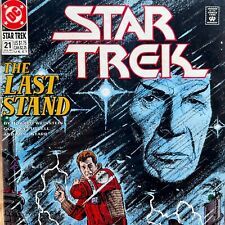 Star Trek #21 Vintage 1990's DC Comic Book with New Bag & Board -  picture
