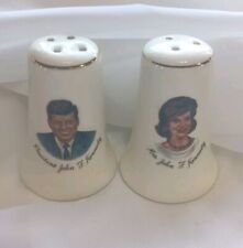 Vintage 1960'S John F. Kennedy and Jackie Kennedy Salt and Pepper shakers picture