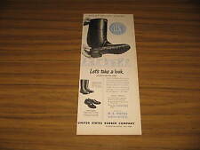 1947 Vintage Ad United States Rubber Company Boots  picture