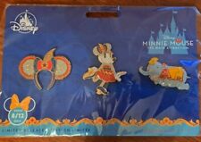 Disney -Minnie Mouse The Main Attraction- Dumbo The Flying Elephant Pin Set-New picture