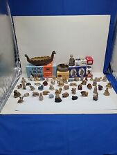 Irish Wade Pottery Lot 61 piece dogs, cats, animals,  people Ship Puppy Dish Fun picture