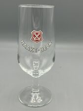 Vintage German Beer Logo Glass Stemmed Beer Glass HAAKE-BECK picture