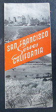 1950's San Francisco California  vintage brochure Commerce picture