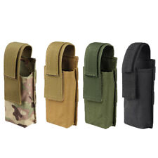 Tactical Molle Folding Knife Sheath Pouch Multitool Pouch Flashlight Holster picture