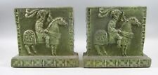 RARE Pair of Alfaraz Mid Century Potter Tile Door Stops or Bookends Book Ends picture