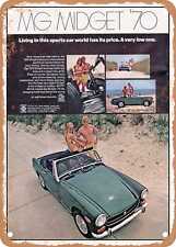 METAL SIGN - 1970 MG Car Vintage Ad picture