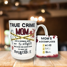 True Crime Mom-Personalized Mug and Magnet Gift Set picture