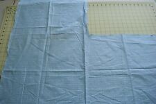 3193Lg piece antique 1920-30's printed plaid cotton fabric, blue & white grid picture