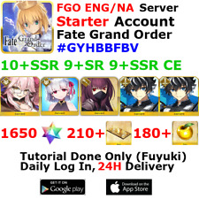 [ENG/NA][INST] FGO / Fate Grand Order Starter Account 10+SSR 210+Tix 1660+SQ #GY picture