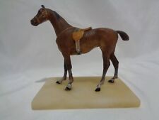 Beautiful Cold Painted Austrian Bronze Horse on Marble Base picture