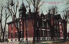 High School Building West End Greensburg Indiana IN 1912 Postcard picture