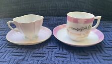 2 Vintage Demitasse Cups And Saucers picture