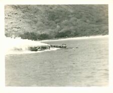 WWII 1940s USMC Marine Newhouse's two Photos testing Landing craft? picture