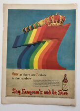 1953 Seagram's Blended Whiskey, Howard Johnson's Vintage Print Ads picture
