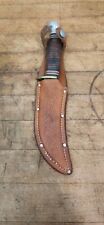 Vintage Western USA Clip Point Fixed Blade Hunting Knife picture