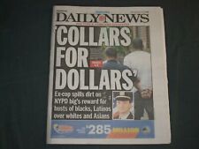2019 DEC 6 NY DAILY NEWS NEWSPAPER - NYPD REWARDS FOR BUSTS OF BLACKS & LATINOS picture