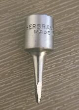 Vintage Herbrand No. J-37 -Chrome Standard Screwdriver Socket 3/8
