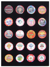 20 CASINO POKER CHIPS (NOT INCLUDED) DISPLAY INSERT 9