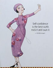 Mary Engelbreit Handmade Magnet-Self-Confidence is the Best Outfit picture