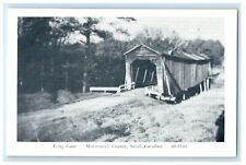 c1940's Long Cane Covered Bridge McCormick County South Carolina SC Postcard picture