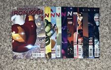 Invincible Iron Man near-complete 2015 series set (#1-14) missing #7-9 lot of 11 picture