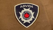 Arvida Quebec Canada Fire Department Patch Lot Firefighter Vintage picture
