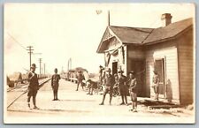 El Paso Texas~Soldiers Guard Stanton Street Bridge~Mexican Border War~c1915 RPPC picture