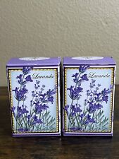 Beautiful New Italy Fine Soaps Lavender Soap 2 X 150 Gram 5.29Oz Each Box picture