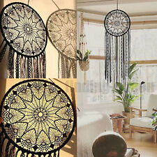 Large Handmade Dream Catcher Lace Dreamcatcher Wall Hanging Craft Gift Decor US picture