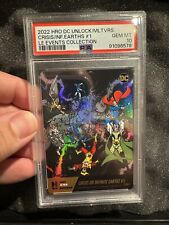 DC Events Mythic Crisis on Infinite Earths #1 PSA 10 Physical Card only picture