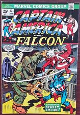 Captain America #174 VF- 7.5 (Marvel 1974) ~ X-Men & the Secret Empire✨ picture