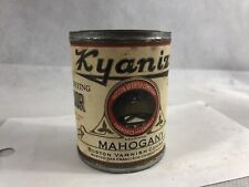 Vintage Kyanize Mahogany, Boston Varnish Company, 1/4 Pint Circa 1935 picture