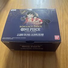 One Piece OP-01 Romance Dawn Booster Box English SEAL REMOVED BY BANDAI In Hand picture