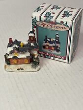 Vintage Holiday Collection Christmas Hinged Church picture