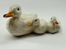 VINTAGE Goebel Mama Duck 3 Ducklings Duck Family Figurine 32 040 W Germany MINT picture