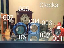 Antique Shop Clocks (X7) Lot For Collectors picture