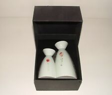Spin Contemporary Ceramics Design Double Vase, Jingdezhen China, Box, pre-owned picture